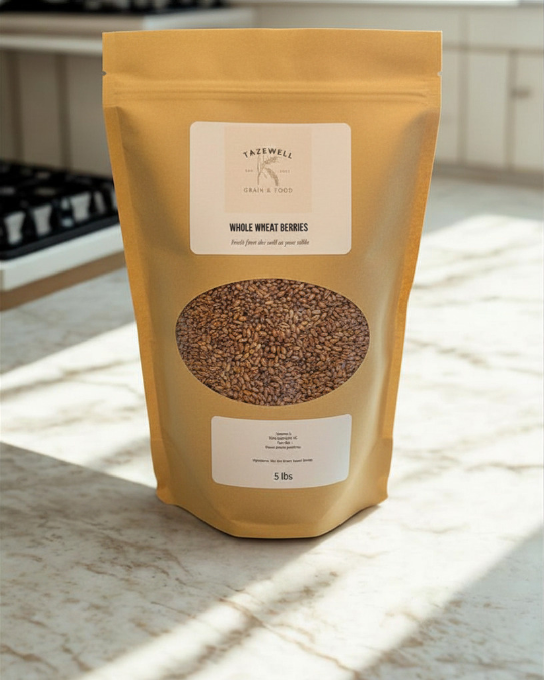 Soft Red Winter Wheat Berries - 5 lbs